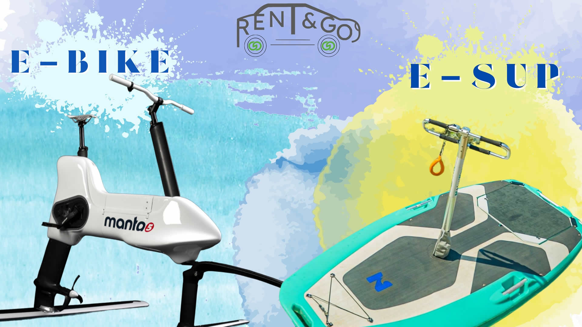 noleggio bici acquatiche e sup